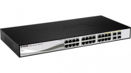 DGS-1210-24P, Switch 24x 10/100/1000 4x SFP 19^, D-Link