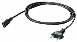 6900-152.60, 2-pin device cable Euro Male IEC-320-C7 1.8 m, Feller Aut