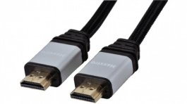 PLA-502B-L-5, HDMI cable Platinum m - m 5 m Black, Maxxtro