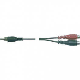 AVK 106, Y-Audio cable cinch 1.5 m Black, Tsay-E