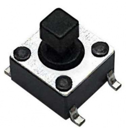 RND 210-00206, PCB Tactile Switch , 50 mA, 12 VDC, RND Components