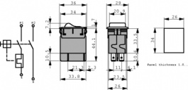 4435.0221, Circuit-breaker, thermal 8 A, Schurter