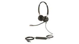 2499-823-309, Headset, BIZ 2400 II, Stereo, On-Ear, 6.8kHz, USB, Black, Jabra