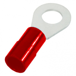 36153, Ring terminal, 0.3...1.5 mm2, 22...16 AWG, PIDG, TE Connectivity