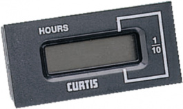 701DR0020-1248D, Hour Meter 6-Digit LCD 99999.9 h 12...48 VDC, Curtis