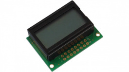 DEM 08201 SGH-LY, Дисплей: LCD; алфавитно-цифровой; STN Positive; 8x2; LED; PIN:16, Display Elektronik