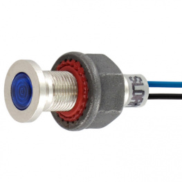 1888S1B1B71GB, LED Indicator blue 12 V, Sloan