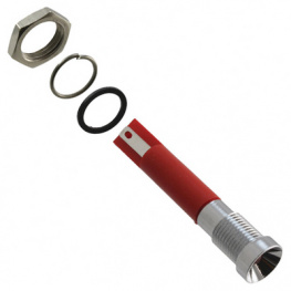 Q8R1CXXR12E, LED Indicator red 12 VDC, APEM