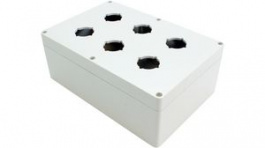 1554PB6A, Watertight Pushbutton Enclosure, 30.5 mm, Polycarbonate, Hammond