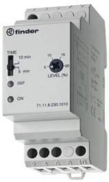 71.11.8.230.1010, Модуль: реле контроля напряжения; 230ВAC; Монтаж: DIN; 300?600с, FINDER