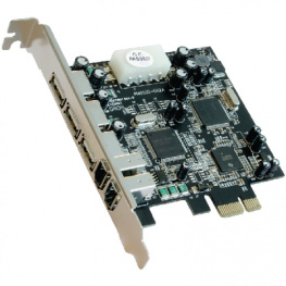 MX-12010, PCI-E x1 Card3x USB 2.0 2x FireWire, Maxxtro