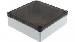 1554W2GYSL, Корпус: универсальный; Х: 180мм; Y: 180мм; Z: 60мм; 1554; серый; IP68, Hammond