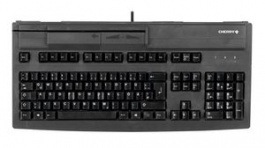 G80-8000LUVDE-2, Keyboard with Built-In Magnetic Card Reader, MX Black, Linear, DE Germany/QWERTZ, Cherry