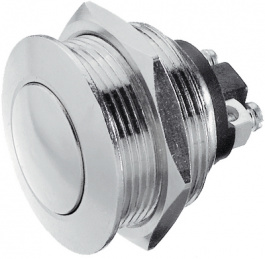 AV021003C900E, Pushbutton Switch, Vandal Proof 22.2 mm 48 VDC 2 A 1 Make Co, APEM