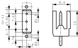 1625250000, SL 7.62/2/180B3.2SN OR Pin header, straight Pitch 7.62 mm, 2 Poles, Weidmuller