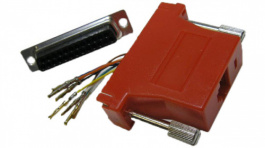 DA25-SMJ8-R-K, Adaptor D-Sub female to RJ45 25P, MH Connectors