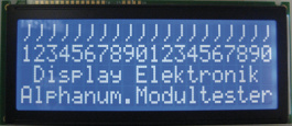 DEM 20487 SBH-PW-N, ЖК-точечная матрица 9.23 mm 4 x 20, Display Elektronik