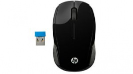 X6W31AA#ABB, Wireless Mouse 200 2.4 GHz/USB Nano Receptor 1000dpi Black, HP