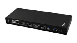 UCDDS-1E, USB-C Docking Station 3.5 mm Combo Jack/DisplayPort/HDMI/RJ45/USB/USB-C, V7