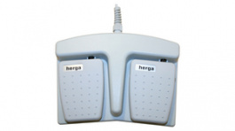 6225-0020, USB Foot-operated switch 20 mA Thermoplastic, Herga Electric