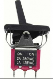 RND 210-00505, Miniature Rocker Switch, SPDT, On-On, RND Components