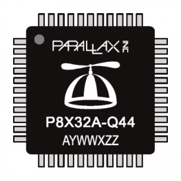 P8X32A-Q44, Микроконтроллер 32 Bit LQFP-44, Parallax