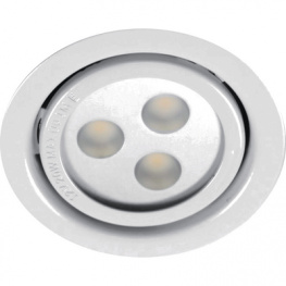 1202 LED, LED flush mounted fixture warm white, Hide a Lite