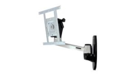 45-268-026, Wall Mount Monitor Arm, 49", 100x100/75x75/200x100/200x200, 22.7kg, Black / Silver, Ergotron