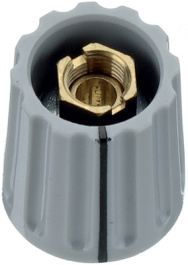 021-3520, Rotary knob 14.5 mm black, ELMA