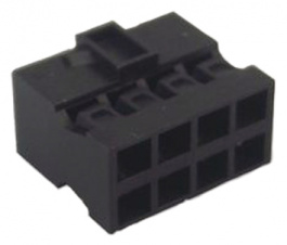90311-008LF, Socket housing, Minitek 2x4-pin 2x4P, FCI (Amphenol FCI, AFCI))