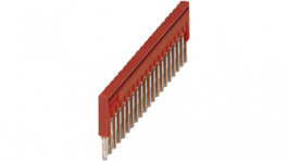3000706, FBS 50-3,5 Plug-in Bridge, Red, Poles, 50, Pitch 3.5 mm, Phoenix Contact