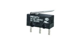 463092370402, Micro Switch WS- MITV, 3A, 2A, SPDT, 0.78N, Lever, WURTH Elektronik