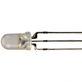 LF-5WAEMBGMBC, LED; 5мм; трехцветный; RGB; 20-50мкд; 12-30мкд; 20-40мкд; 30°; катод, Kingbright