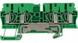 1608660000, earth terminal, tension clamp, 4 poles, 300a, 4mm2, Weidmuller