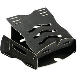 8013801, EARTH Laptop Riser, Black, Fellowes