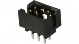 87831-0641, Гнездо; провод-плата; "папа"; Milli-Grid; 2мм; PIN:6; THT; на PCB, Molex