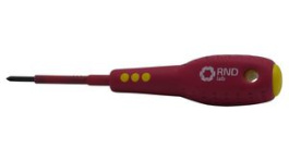 RND 550-00386, Phillips VDE Screwdriver PH0 x 60mm, RND Lab