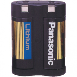 2CR-5L/1BP, Photo battery Lithium 6 V 1400 mAh, Panasonic