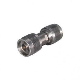 32 N-50-0-51/193 NE, Straight Adapter, N Plug - N Plug, 50Ohm, Huber+Suhner