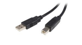 USB2HAB1M, USB Cable USB-A Plug - USB-B Plug 1m USB 2.0 Black, StarTech.com