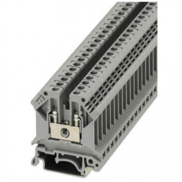 3004016, UK 5 terminal block, 0.2...4 mm2 800 vac 32 a grey, Phoenix Contact