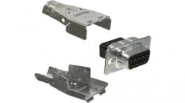 1658646-1, KIT HDP-20 OVRMLD RCPT SIZE 1 D Subminiature Connector 9 Contact(s) Female 0.109 inch Pitch Crimp Terminal Hole .115-.125 Receptacle, TE Connectivity