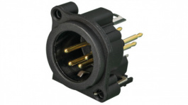 NC4MAV, XLR Panel-mount male receptacle, Neutrik