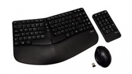 CKW400UK, Keyboard and Mouse, 1200dpi, CKW400, UK English, QWERTY, Wireless, V7