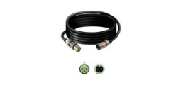 TK343, Audio Cable Mono XLR 3-Pin Socket - XLR 3-Pin Plug 3m, Tasker