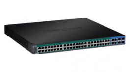 TPE-5240WS, PoE Switch, Managed, 1Gbps, 370W, RJ45 Ports 52, PoE Ports 48, Trendnet