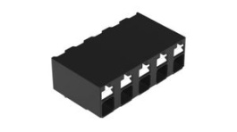 2086-3225, Wire-To-Board Terminal Block, THT, 5mm Pitch, Right Angle, Push-In, 5 Poles, Wago