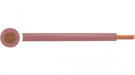 RND 475-00855 [100 м], Flexible Stranded Wire PVC, 1mm², Bare Copper, Pink, H05V2-K, 100m, RND Cable
