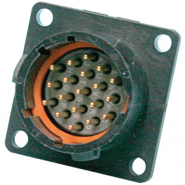 UTS01412P, Panel Mount Plug UTS Trim Trio UTS Poles=12 Male Housing size14, Souriau Esterline Sunbank