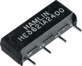 HE 3621 A 2400, Reed Relay 1 Make Contact (NO) 200 VDC 0.5 A, Littelfuse